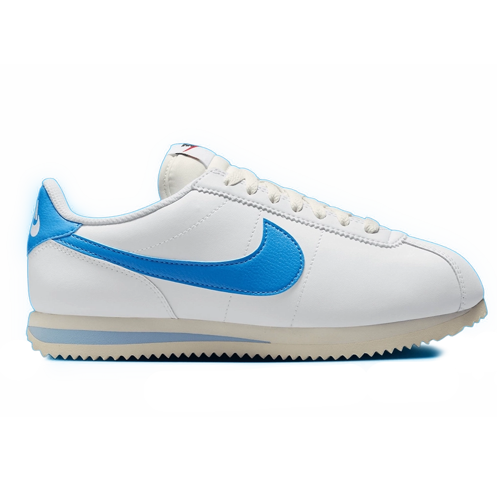 1 Nike Cortez White University Blue Sail Orange – תמונה 1