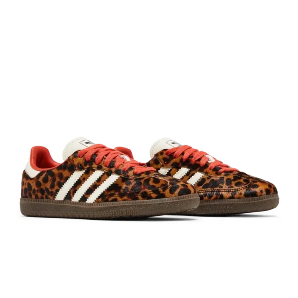 ⁦Adidas Samba OG Brown Preloved Red Cream White⁩ – תמונה ⁦2⁩