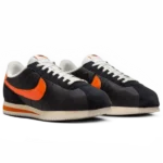 ⁦Nike Cortez Black Sail Muslin Safety Orange⁩ – תמונה ⁦2⁩