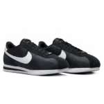 ⁦Nike Cortez Textile Black White⁩ – תמונה ⁦2⁩