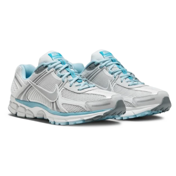 ⁦Nike Zoom Vomero 5 "Ocean Bliss" White Metallic Silver Light Blue⁩ – תמונה ⁦2⁩