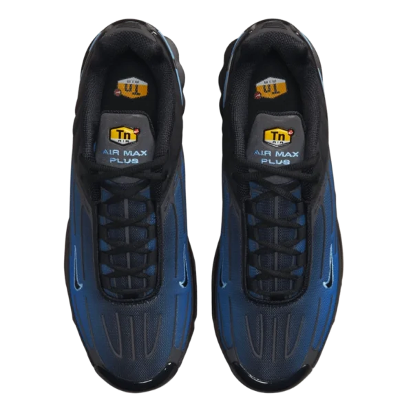 ⁦Nike Air Max Plus 3 Black University Blue Racer Blue⁩ – תמונה ⁦4⁩