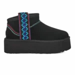 UGG Classic Ultra Mini Braid Plat Black