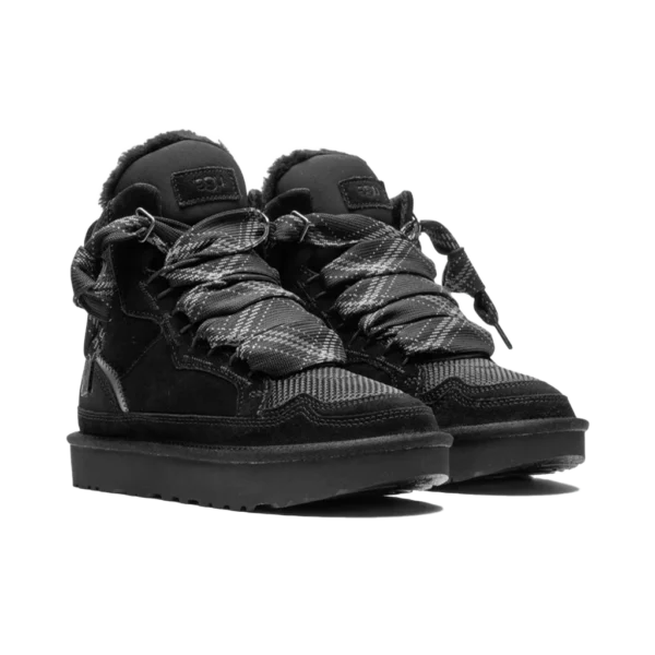 ⁦UGG Highmel Lace-Up Suede Sneakers Black⁩ – תמונה ⁦2⁩