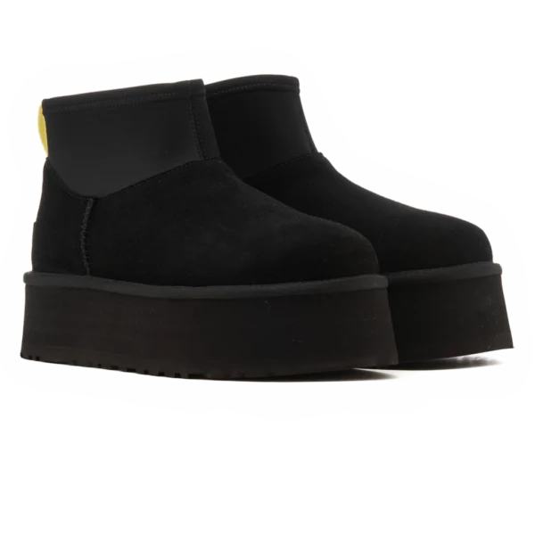 ⁦UGG Classic Mini Dipper Boots Black Yellow⁩ – תמונה ⁦2⁩
