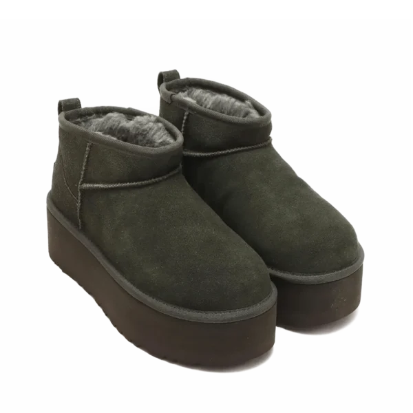 ⁦UGG Classic Ultra Mini Platform Forest Night⁩ – תמונה ⁦2⁩