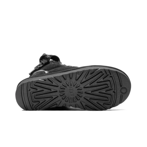 ⁦UGG Highmel Lace-Up Suede Sneakers Black⁩ – תמונה ⁦4⁩