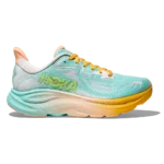 HOKA Clifton 10 Blue Spark White