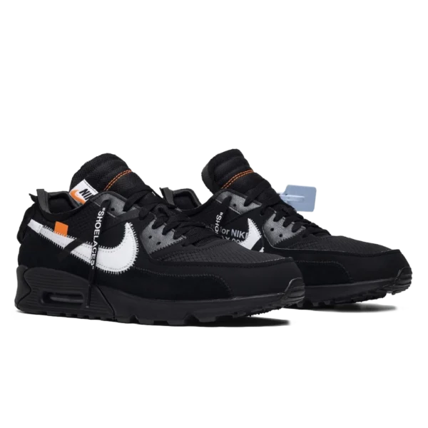 ⁦Air Max 90 x Off-White “Black”⁩ – תמונה ⁦2⁩