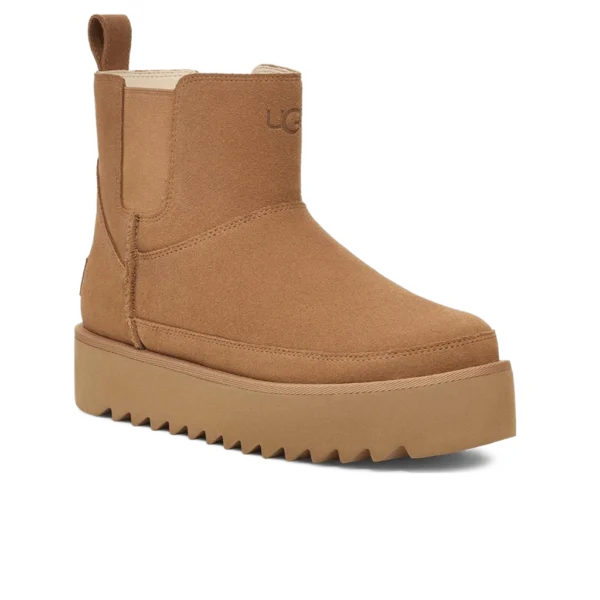 ⁦UGG Classic Chelsea Platform Mini Boots Chestnut⁩ – תמונה ⁦2⁩