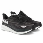 ⁦HOKA Clifton 9 Black White⁩ – תמונה ⁦2⁩