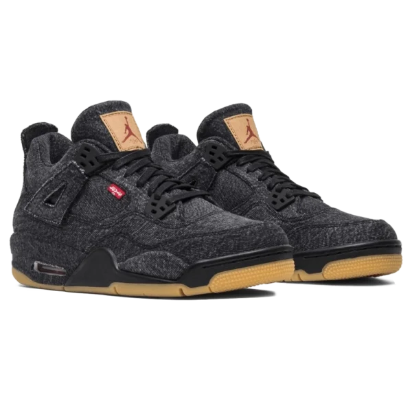 ⁦Air Jordan 4 Levi’s Black⁩ – תמונה ⁦2⁩