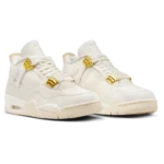 ⁦Air Jordan 4 White Gold⁩ – תמונה ⁦2⁩