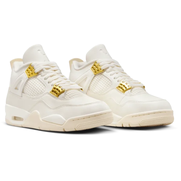 ⁦Air Jordan 4 White Gold⁩ – תמונה ⁦2⁩