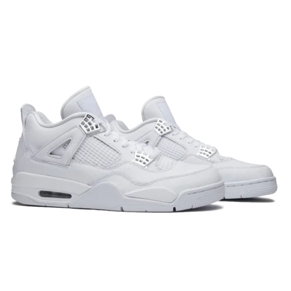 ⁦Air Jordan 4 Retro "Pure Money" White⁩ – תמונה ⁦2⁩