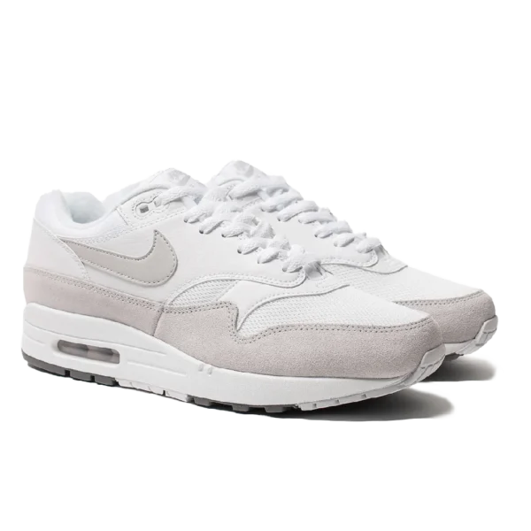 ⁦Air Max 1 White Pure Platinum⁩ – תמונה ⁦2⁩