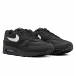 ⁦Air Max 1 Black White Swoosh⁩ – תמונה ⁦2⁩