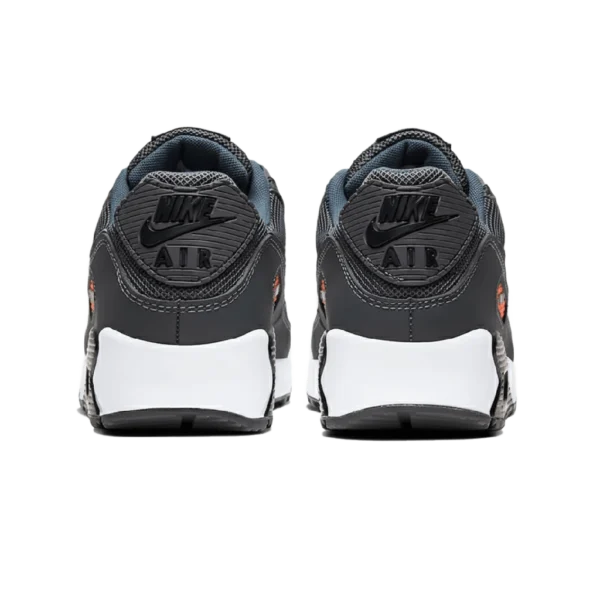 ⁦Air Max 90 Iron Grey Black Total Orange⁩ – תמונה ⁦3⁩