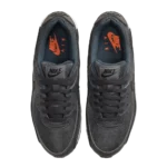 ⁦Air Max 90 Iron Grey Black Total Orange⁩ – תמונה ⁦4⁩