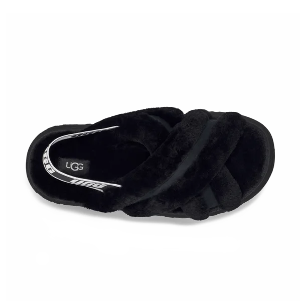 ⁦UGG Disco Cross Slide Black⁩ – תמונה ⁦4⁩