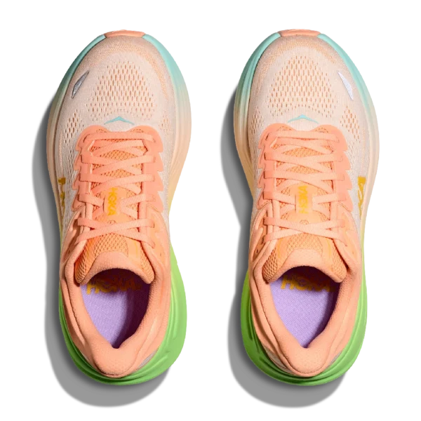 ⁦HOKA Bondi 9 Orange Green⁩ – תמונה ⁦4⁩