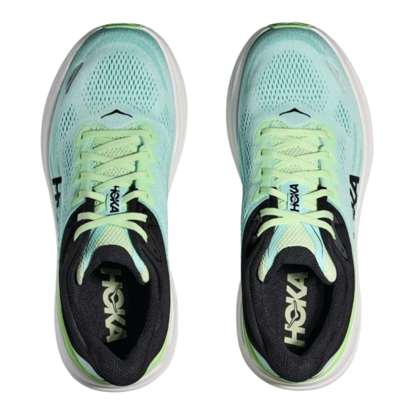 ⁦HOKA Bondi 9 Luna Moth Blue Spark⁩ – תמונה ⁦4⁩