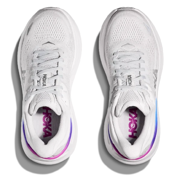 ⁦HOKA Bondi 9 Cosmic Grey White⁩ – תמונה ⁦4⁩