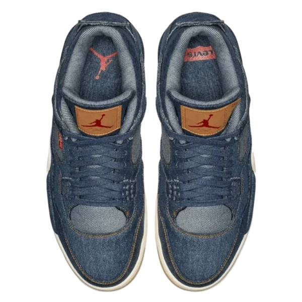 ⁦Air Jordan 4 x Levi’s Denim⁩ – תמונה ⁦4⁩