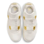 ⁦Air Jordan 4 White Gold⁩ – תמונה ⁦4⁩
