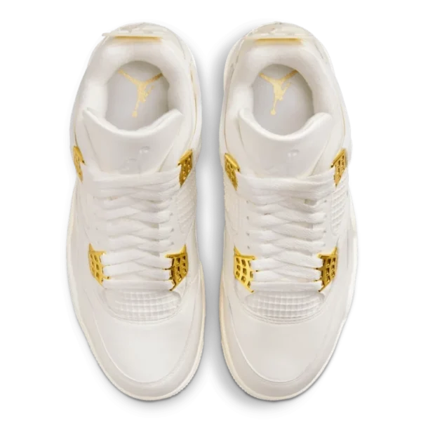 ⁦Air Jordan 4 White Gold⁩ – תמונה ⁦4⁩