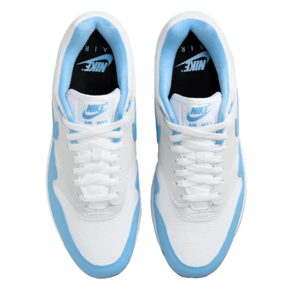 ⁦Air Max 1 White University Blue⁩ – תמונה ⁦4⁩