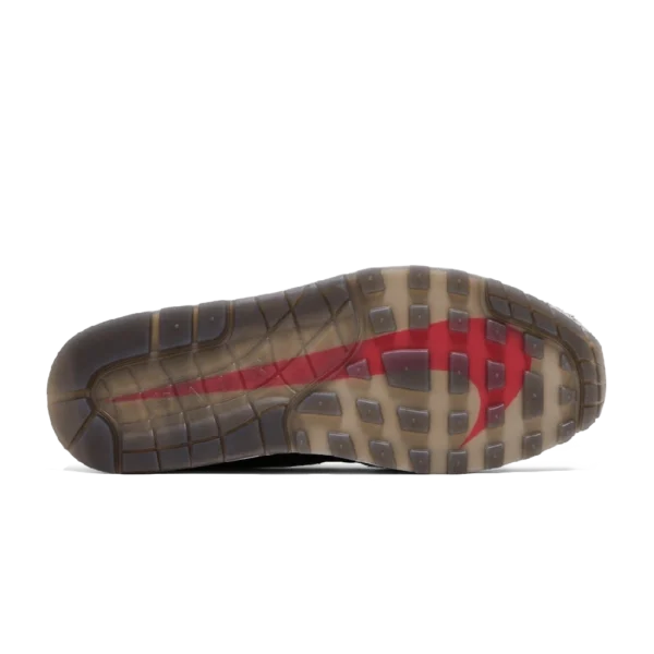 ⁦Air Max 1 Dark Smoke Grey Flash Crimson⁩ – תמונה ⁦4⁩