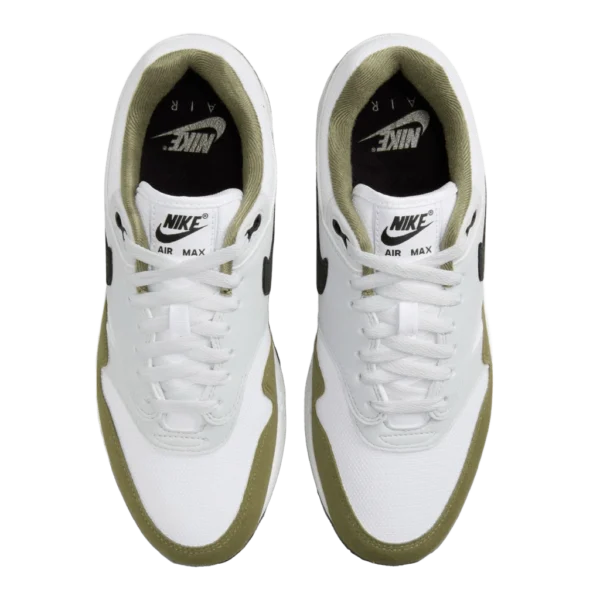 ⁦Air Max 1 Medium Olive White Black⁩ – תמונה ⁦4⁩