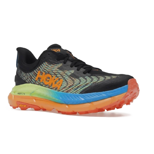 ⁦HOKA Mafate Speed 4 Black Multi-Color⁩ – תמונה ⁦2⁩