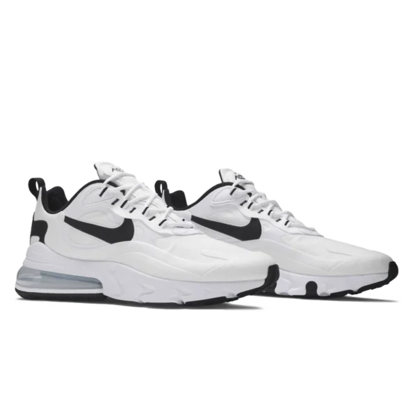 ⁦Nike Air Max 270 React White Black⁩ – תמונה ⁦2⁩