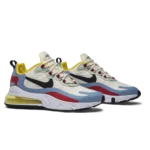 ⁦Nike Air Max 270 React Phantom Light Blue University Red⁩ – תמונה ⁦2⁩