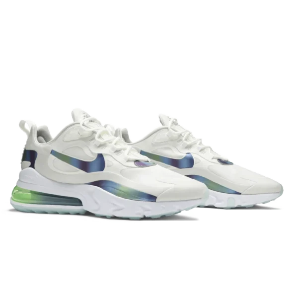 ⁦Nike Air Max 270 React “Bubble Pack" Summit White Platinum Tint⁩ – תמונה ⁦2⁩