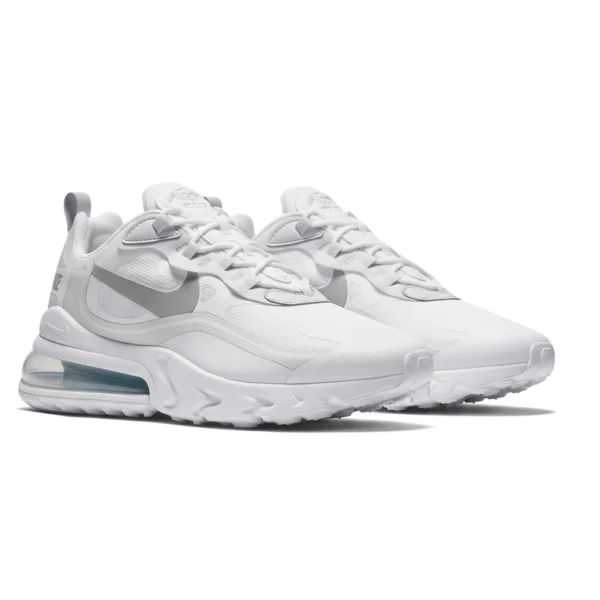 ⁦Nike Air Max 270 React White Light Smoke Grey⁩ – תמונה ⁦2⁩