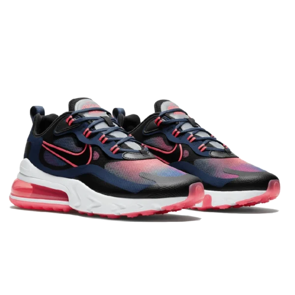 ⁦Nike Air Max 270 React Midnight Navy Crimson⁩ – תמונה ⁦2⁩