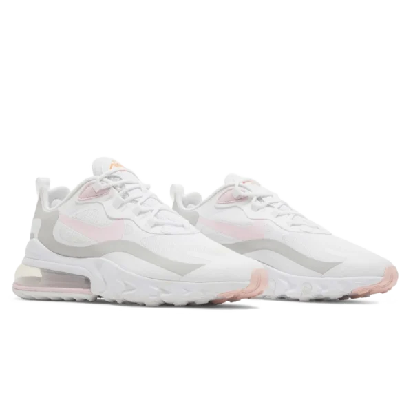 ⁦Nike Air Max 270 React White Pink Foam⁩ – תמונה ⁦2⁩