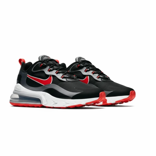 ⁦Nike Air Max 270 React Black Bright Crimson⁩ – תמונה ⁦2⁩