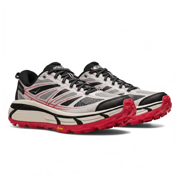 ⁦HOKA Mafate Speed 2 Galactic Grey Ruby Red⁩ – תמונה ⁦2⁩