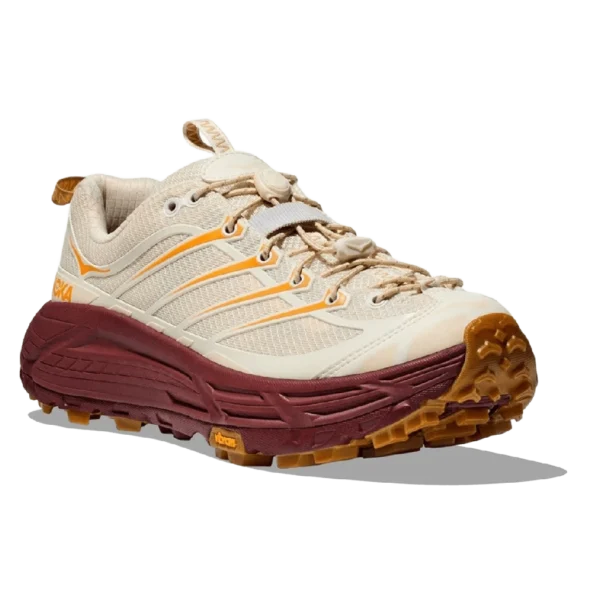 ⁦HOKA Mafate Three2 Vanilla Varsity Burgundy⁩ – תמונה ⁦2⁩