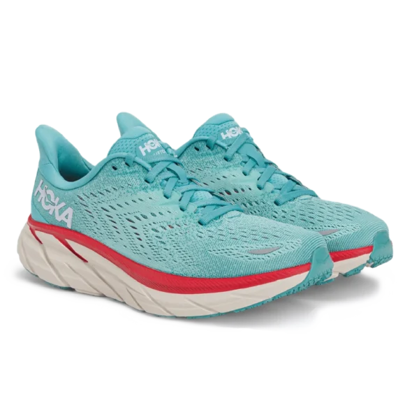 ⁦HOKA ONE ONE Clifton 8 Aquarelle Eggshell Blue⁩ – תמונה ⁦2⁩