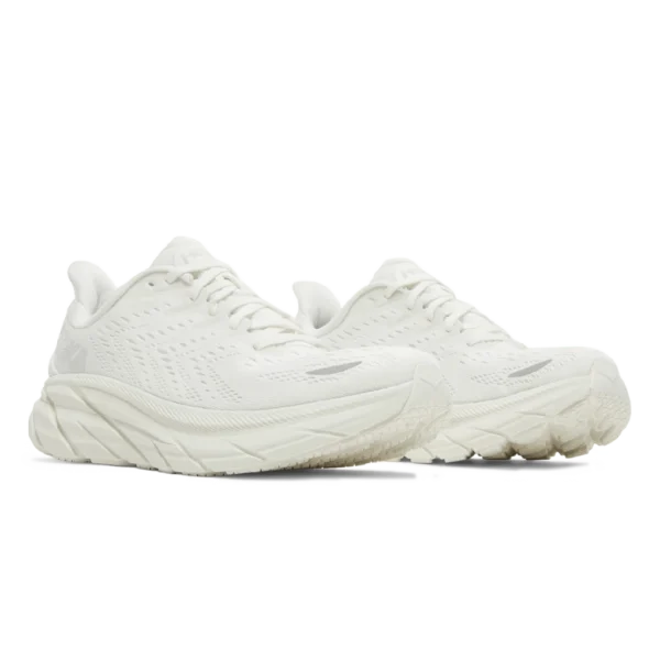 ⁦HOKA ONE ONE Clifton 8 White⁩ – תמונה ⁦2⁩