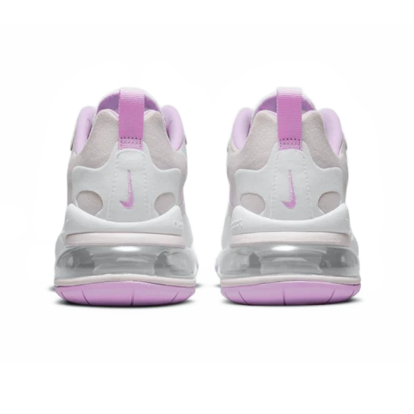 ⁦Nike Air Max 270 React White Fuchsia Glow Platinum Violet⁩ – תמונה ⁦3⁩