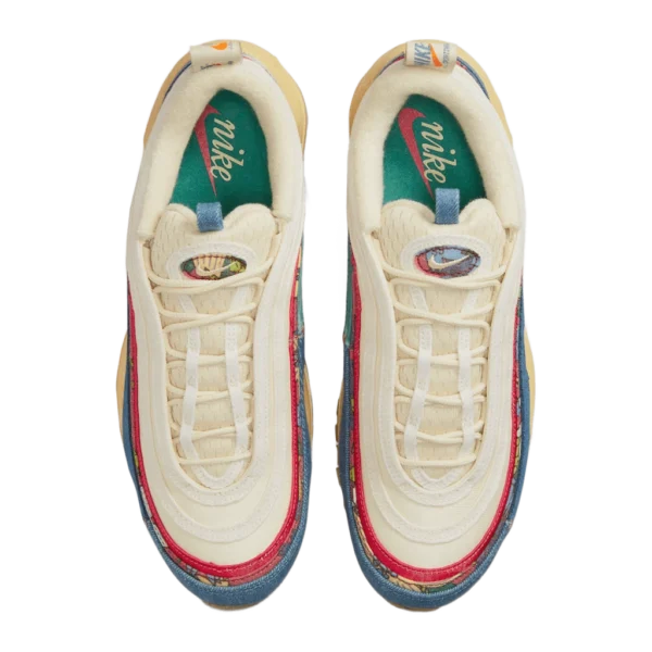 ⁦Nike Air Max 97 Coconut Milk Fossil⁩ – תמונה ⁦4⁩