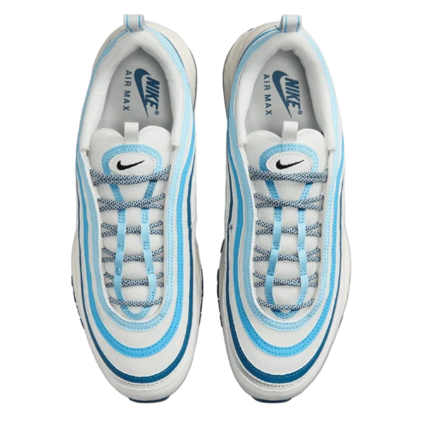 ⁦Nike Air Max 97 Summit White Light Photo Blue⁩ – תמונה ⁦4⁩