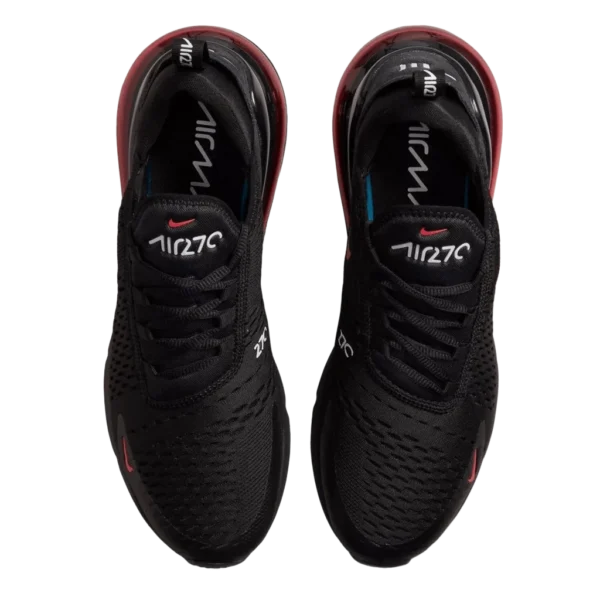 ⁦Nike Air Max 270 “Bred” Black University Red⁩ – תמונה ⁦4⁩