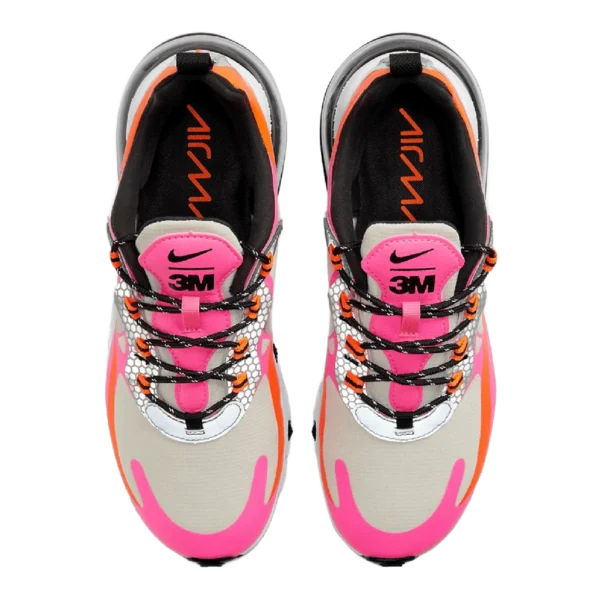 ⁦Nike Air Max 270 React Pink Orange⁩ – תמונה ⁦4⁩